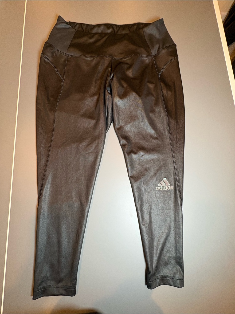 Adidas Black Performance Leggings with Logo